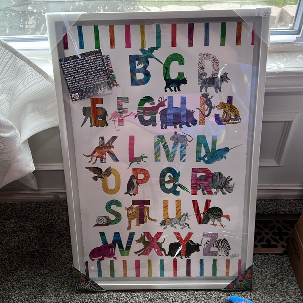 Eric Carle Jungle Alphabet Frames Art
